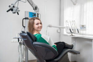 female patient with braces on teeth sitting in den 2022 05 11 00 33 34 utc